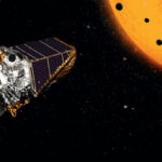 Künstlerische-Darstellung-des-«Kepler»-Satelliten-und-der-Messtechnik