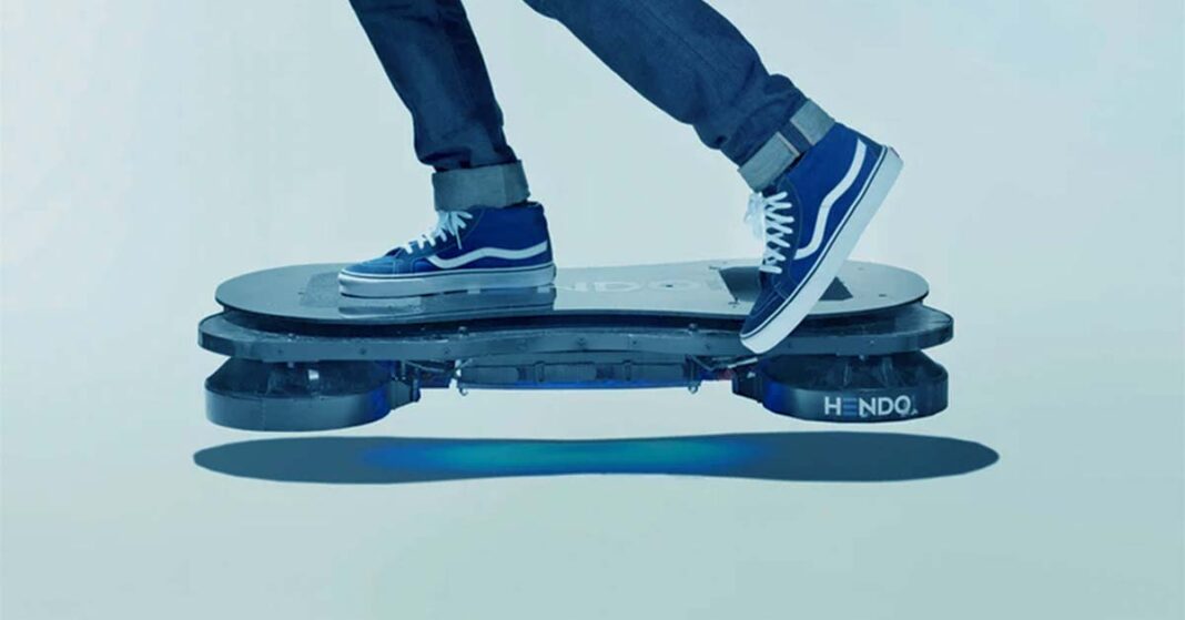 Schwebendes Hoverboard: Sci-Fi-Träume werden wahr